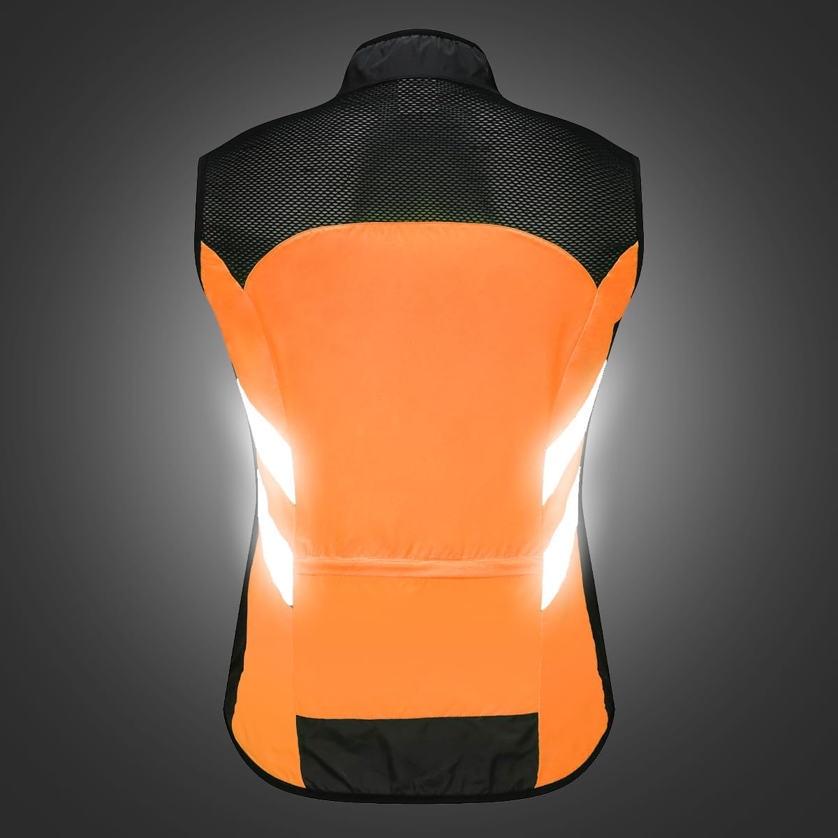 Chaleco de ciclismo de verano para hombre reflectante plegable deportivo para correr ultraligero transpirable corto para montar a caballo impermeable cortavientos sin mangas