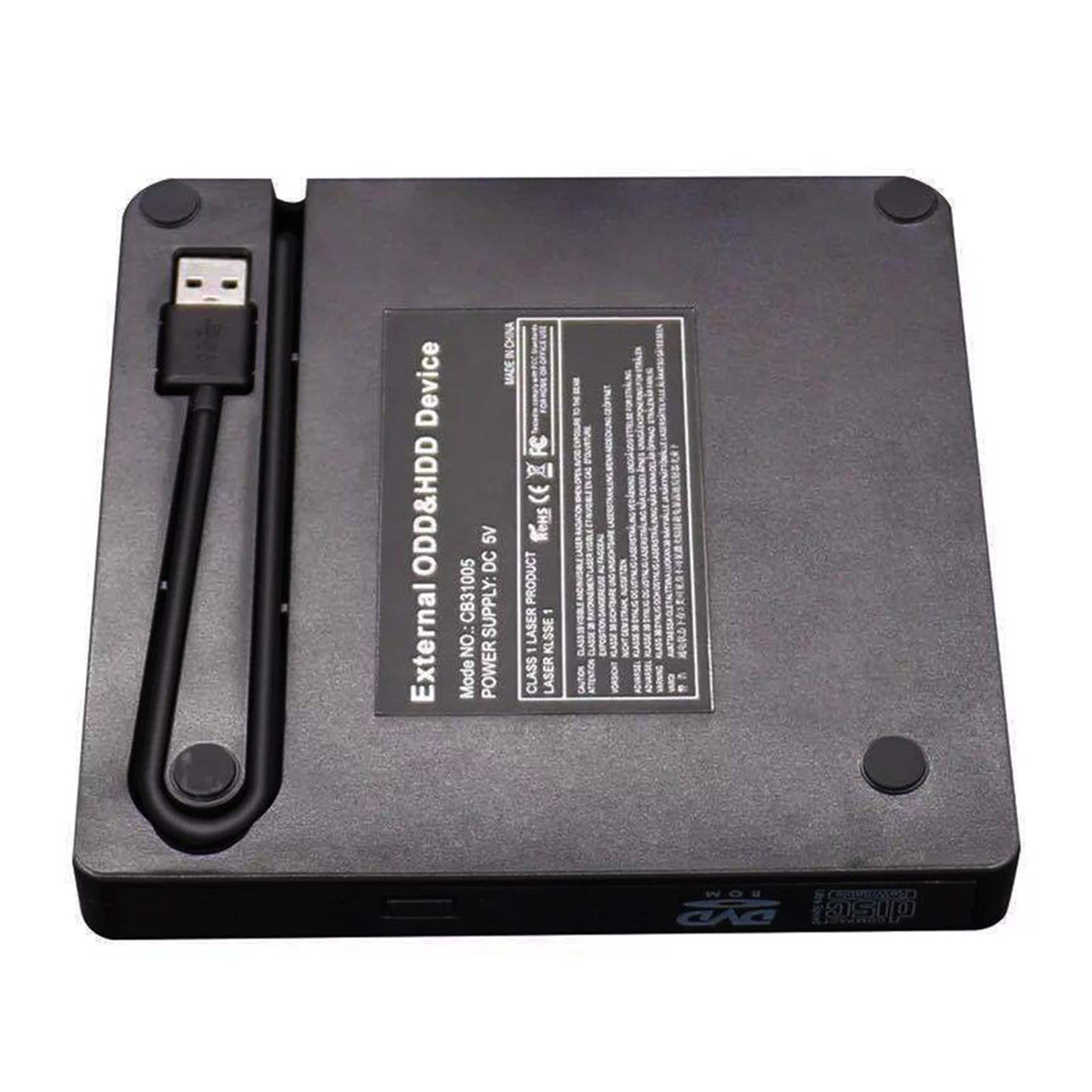 USB 3.0. Zewnętrzna duża prędkość płyta DVD Napęd optyczny palnika PC. Laptop płyta DVD Gracz DVD USB. Dysk zewnętrzny płyta DVD Przenośny(Nero)