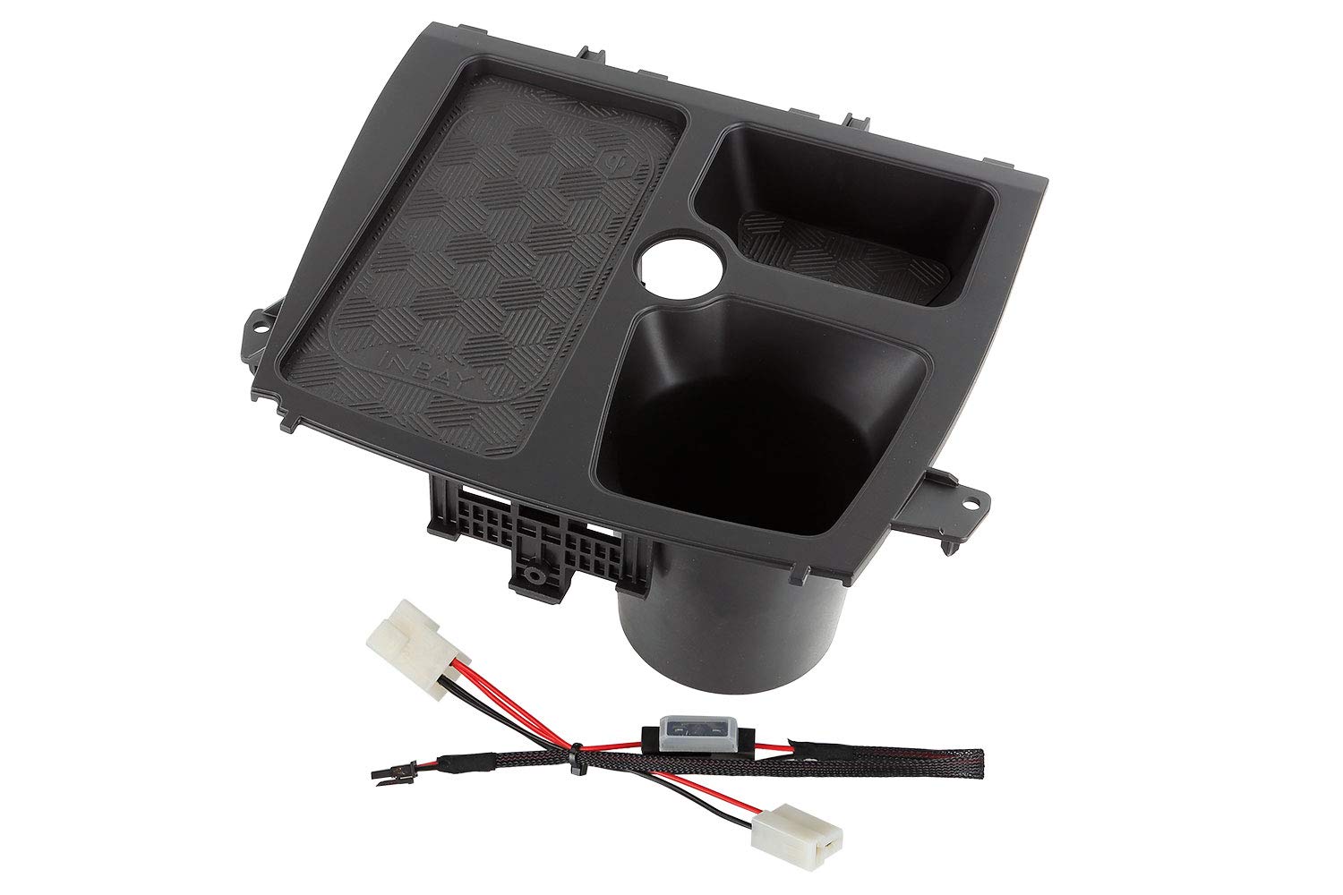 INBAY 15W Handyhalterung Auto Ablagefach Induktiv/Kabellos passend für BMW 1er Serie F20/F21 - Autohalterung Zubehör Innenraum - Qi