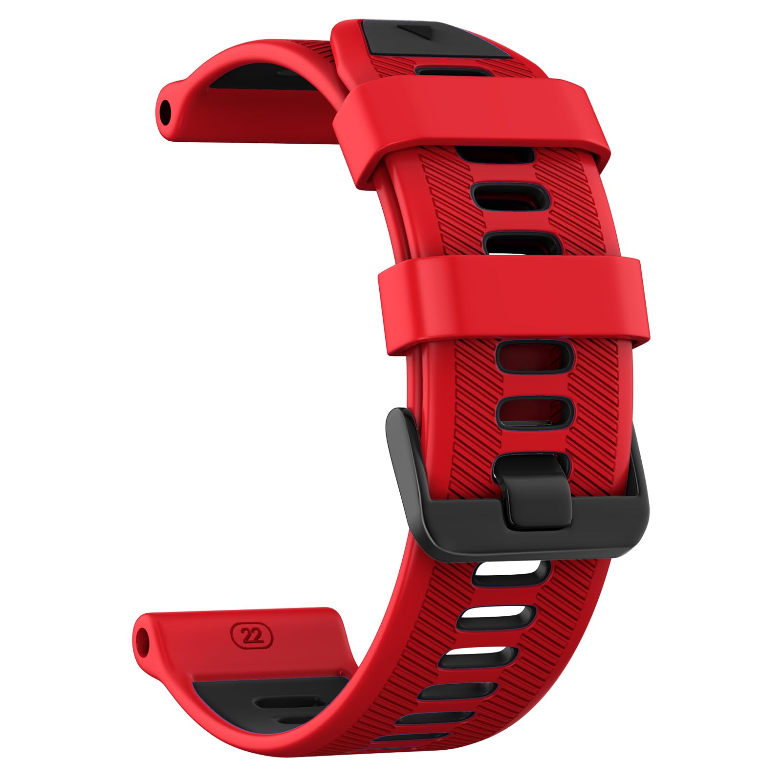Watch Band for Garmin Forerunner 965/Forerunner 955/Forerunner 945/Forerunner 935, Soft Silicone 22mm Replacement Bands