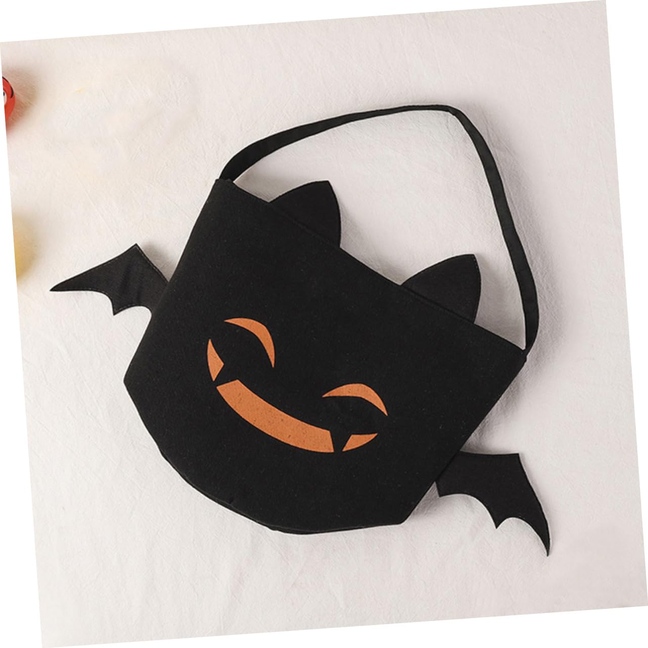 HANABASS Foldable Halloween Goody Bags Canvas Candy Holder Basket Trick-or-treat Bucket Storage Bags