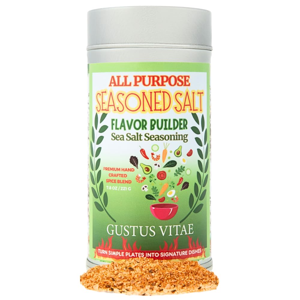 Gustus Vitae | All Purpose Gourmet Seasoned Salt Seasoning | Flavor Builder