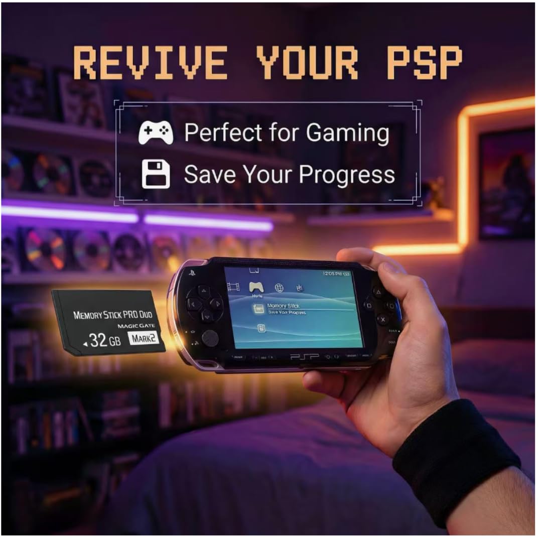 MemoryCard Pro Duo originale da 32 GB (Mark2) da 64 GB per PSP1000 2000 3000