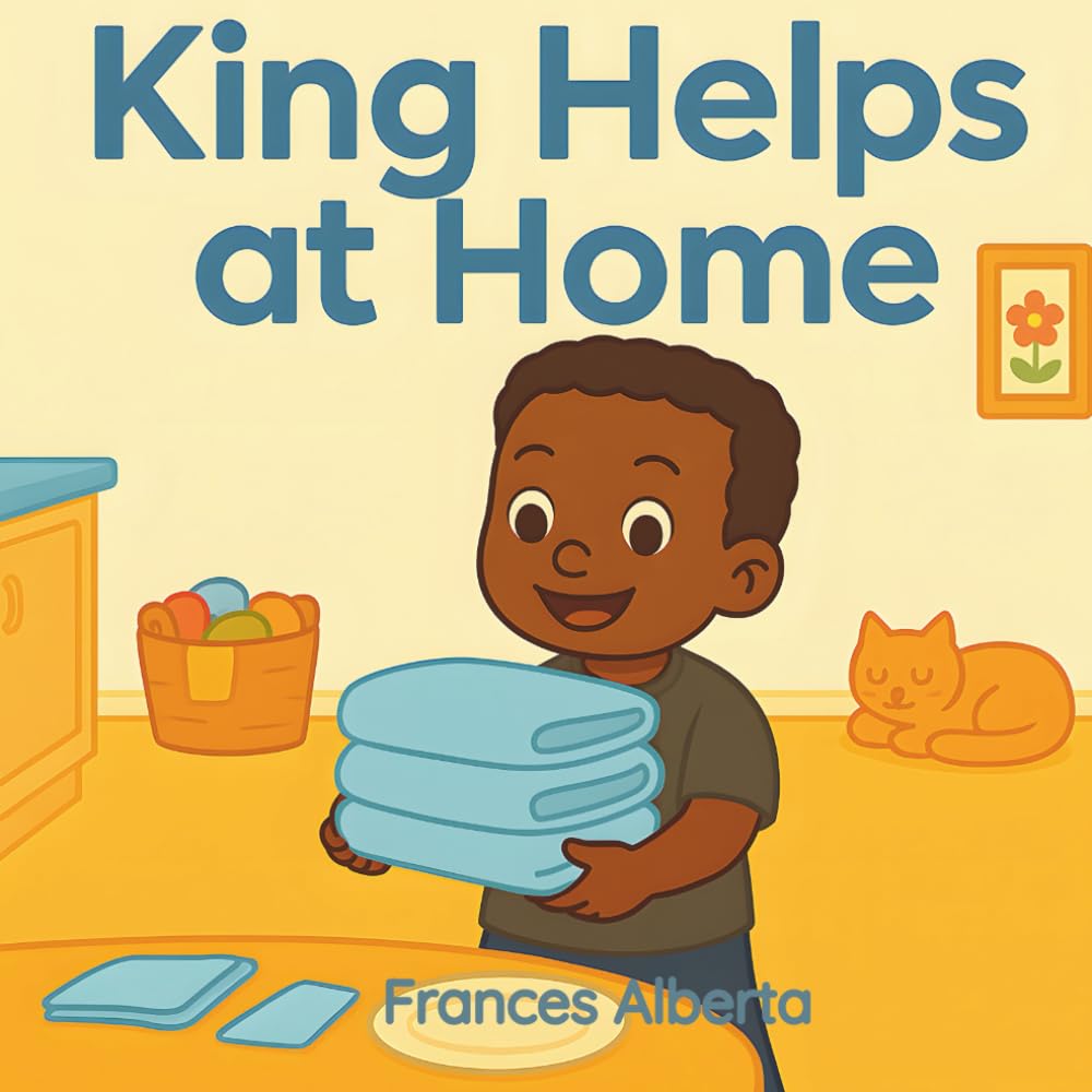 King Helps at Home: A Rhyming Picture Book About Helping and Family Routines for Toddlers and Preschoolers