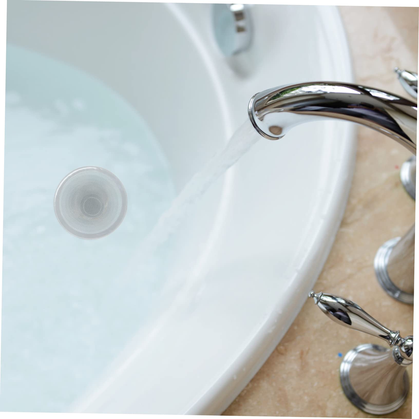 UKCOCO 16piezas Atrapa Cabello Drenaje De Bañera Filtro De Acero Inoxidable Colador para y Lavabo Fácil Instalación y Limpieza