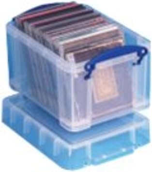 Really Useful Box Plastic Storage Container With Built-In Handles And Snap Lid, 3 Liters, 6 1/2 x 7 1/4, 9 1/2 x 7 1