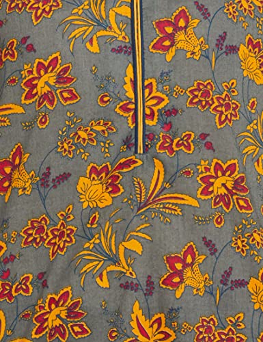 Image of Rangriti Womens Round Neck Printed Kurta