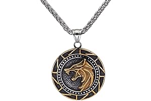 The Witcher Medallion: Pendant Necklace, Perfect for Witchers