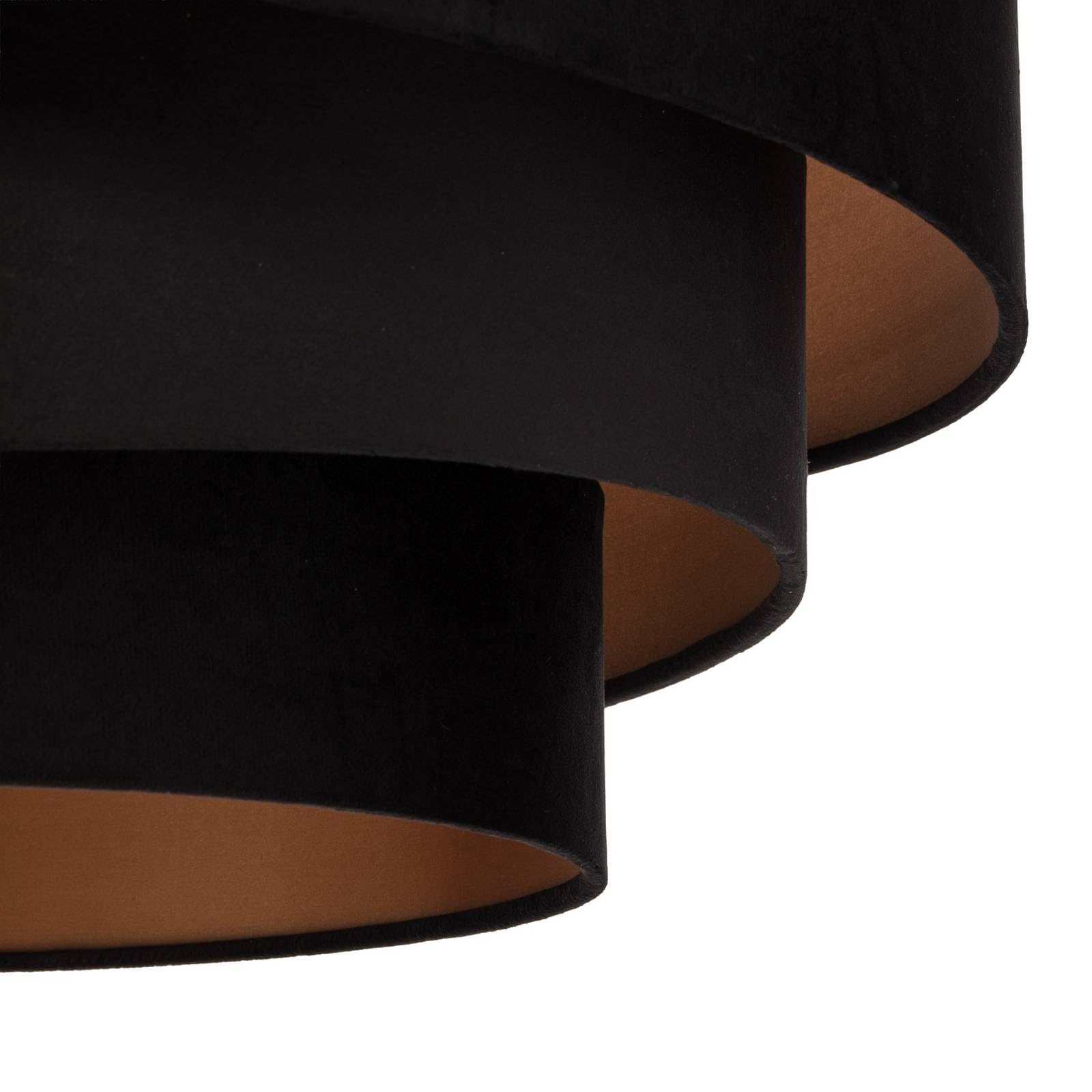 Lindby Deckenlampe Jusari (Modern) in Schwarz aus Textil (3 flammig, E27) - Deckenleuchte Lampe Wohnzimmerleuchte