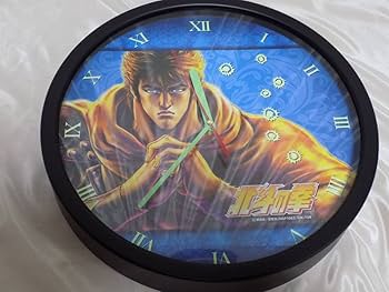 Amazon.co.jp: 北斗の拳 掛け時計 蓄光 北斗七星 ウォールクロック