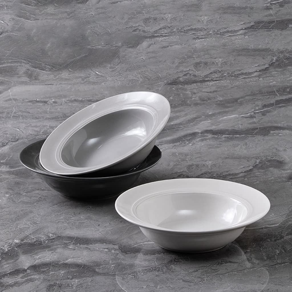 Misy na sałatki do kuchni Porcelanowa miska na sałatkę Nadaje się do przygotowywania potraw w kuchni, deserów, lodów, małych ciast, talerzyków na słodycze, misek na orzechy, misek na sałatki Miski n