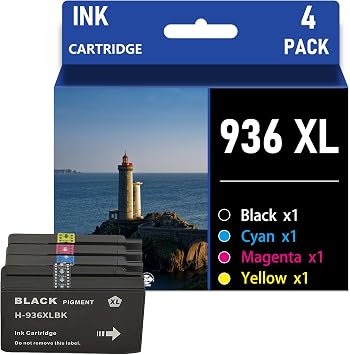 936XL Compatible Ink Cartridge Replacement for HP 936 for HP OfficeJet Pro 9110B 9120 9130 9720 9730