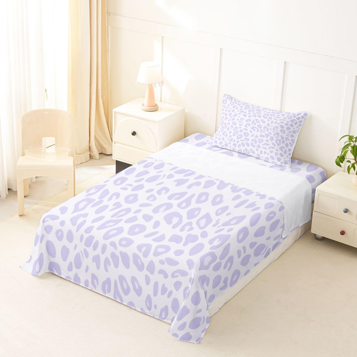 Erosebridal Luxury Leopard Print Sheet Set Twin image 2