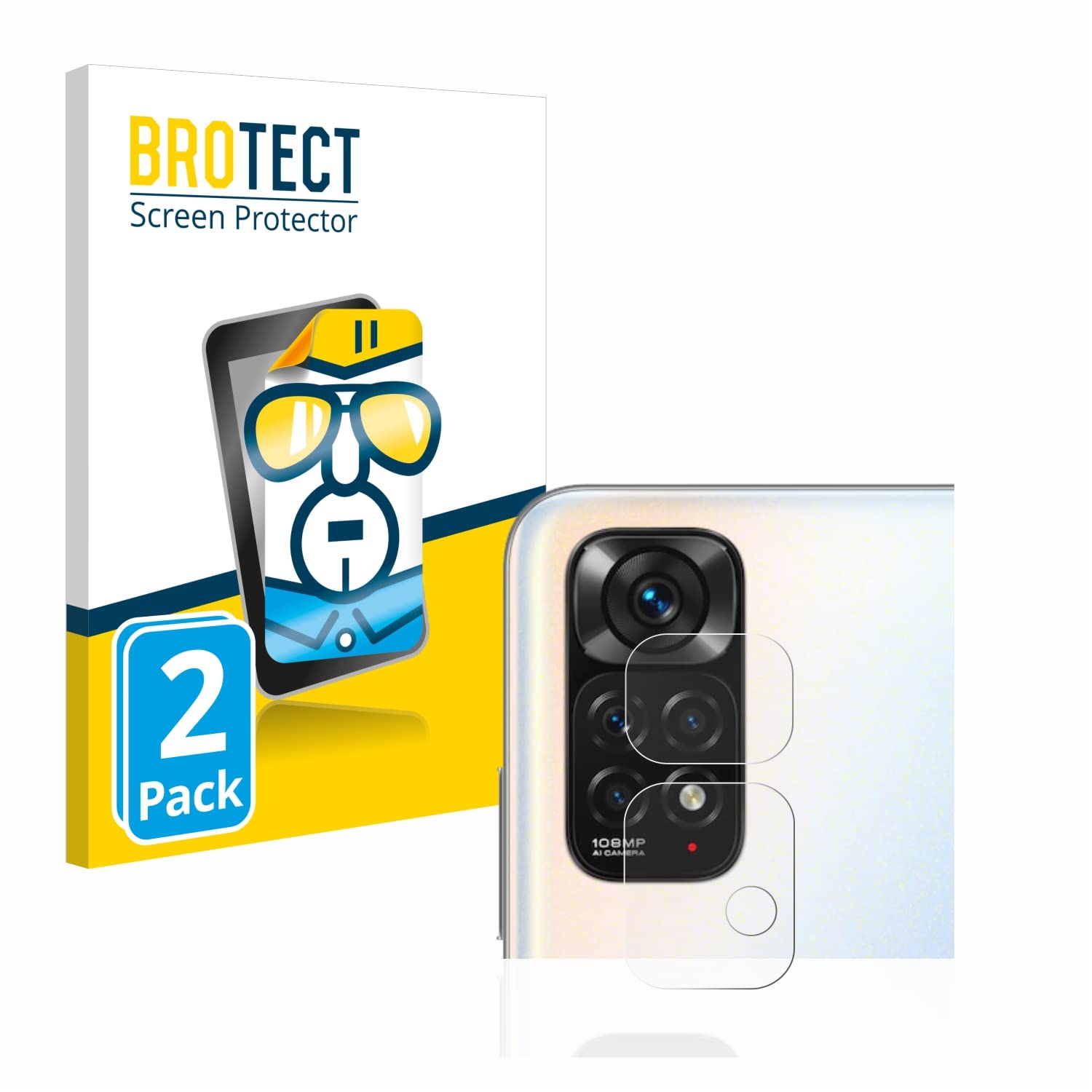 CENHUFO Cover Xiaomi Redmi Note 11 Pro 5G/4G, 360 Gradi Antiurto con Protezione Schermo