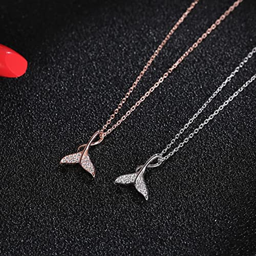 Collier chaîne clavicule queue de poisson sirène bijoux tendances - 2