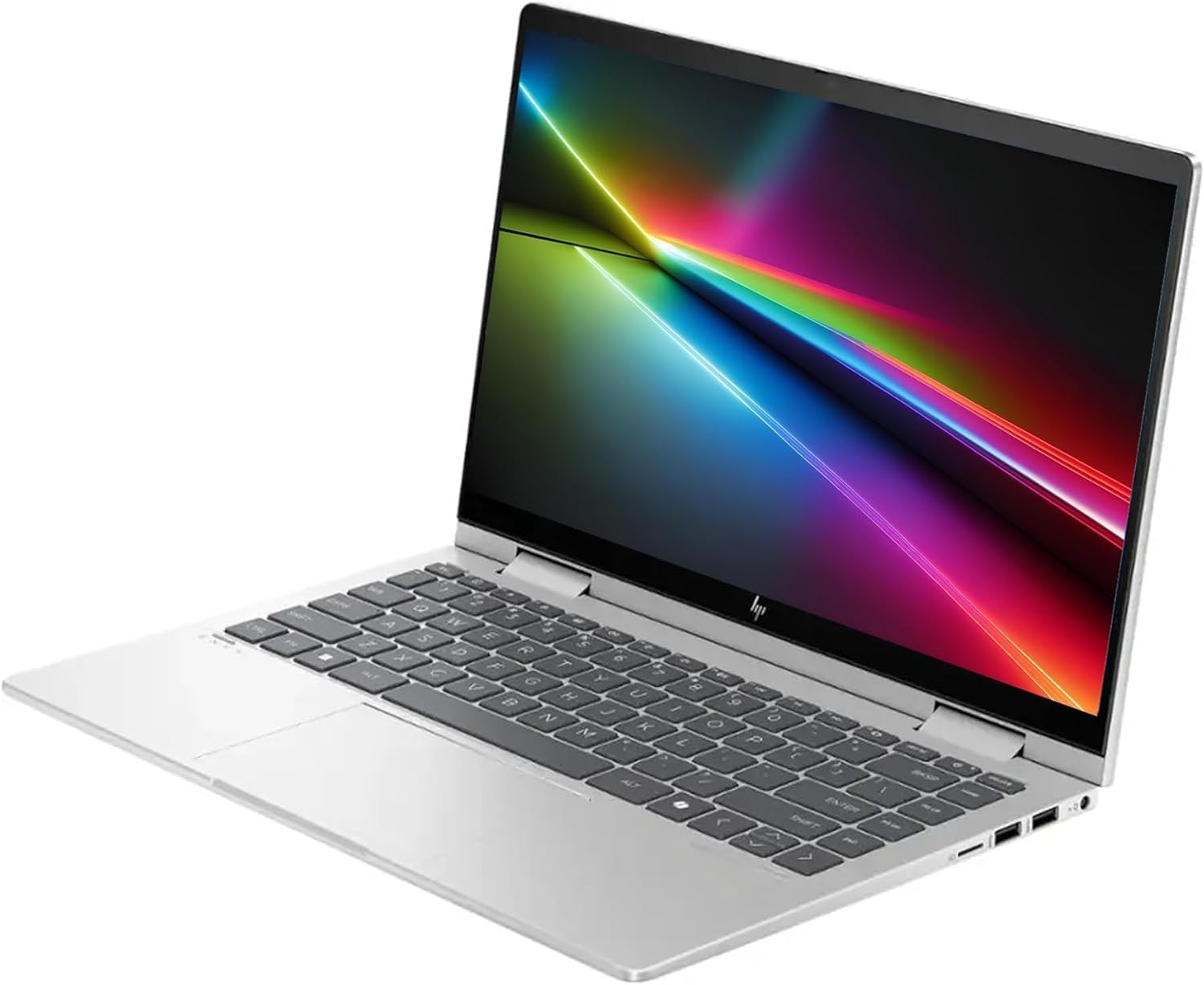 HP Envy x360 14" 2-in-1 FHD Touchscreen 2025 Upgraded Laptop Computer | Intel Core 5 120U(10-Core) CPU| 8GB RAM| 512GB SSD+128GB Portable SSD| Backlit KB| FP Reader| Wi-Fi 6| Windows 11| RK Bundle