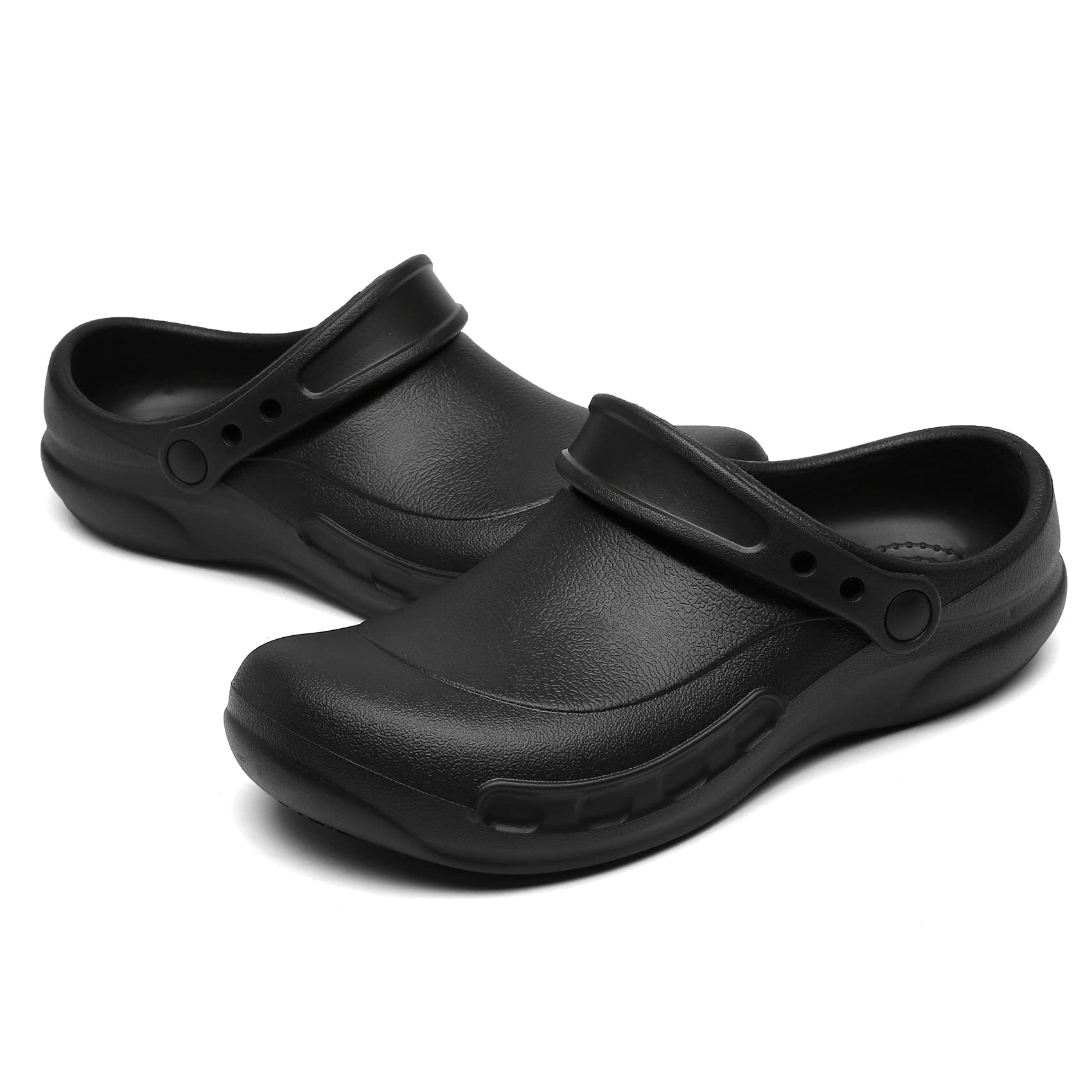 Bella Bays Chef Kitchen Clog,Non Slip/Waterptoof/Oil Resistant/Lightweight/Shock Absorbing, Work Shoes for Garden Hospital Nurse Food Service Wide UK 6-11