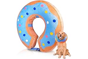 Inflatable Dog Cone Soft Cone for Dogs After Surgery, Pet Recovery Collar