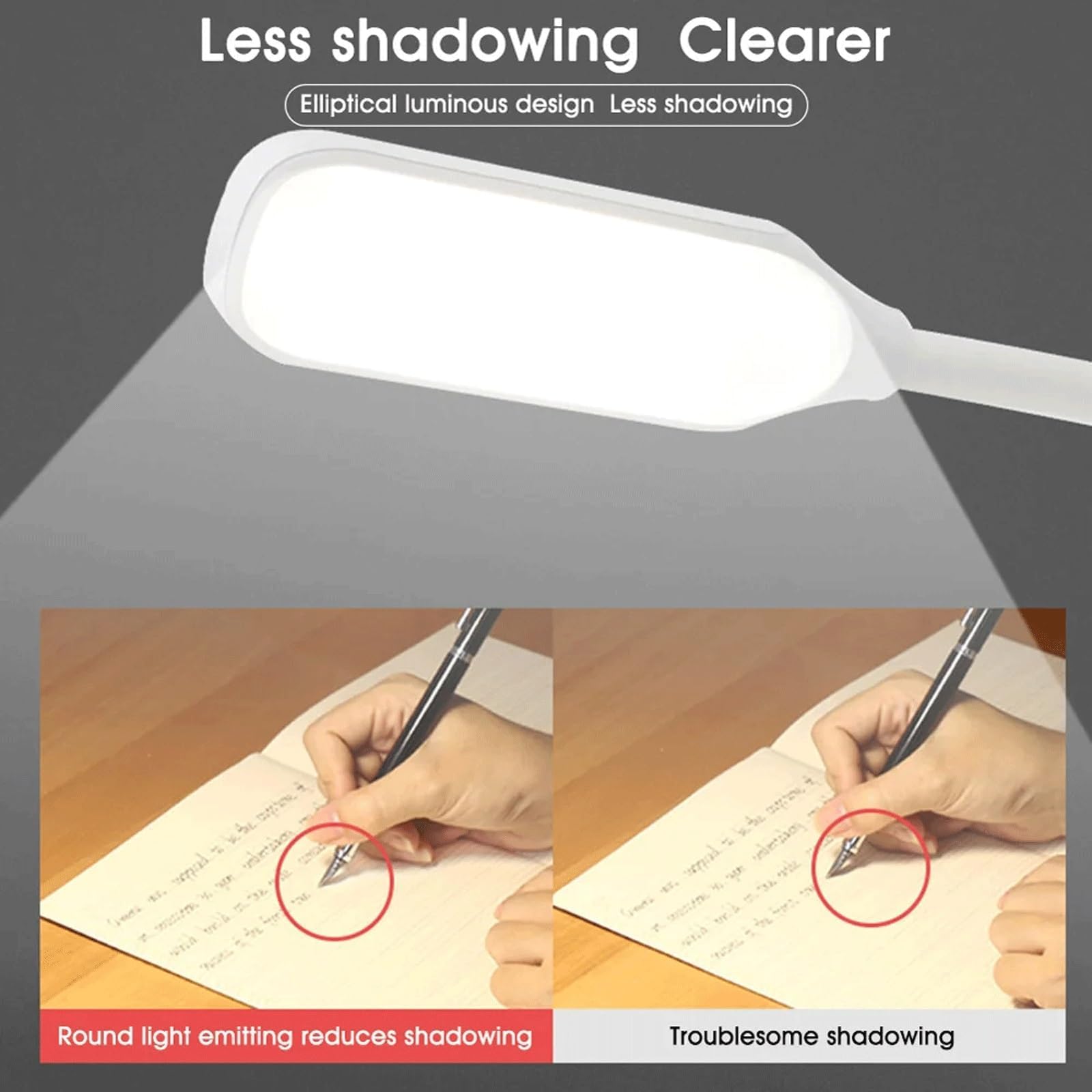 Mini lampka do czytania z 7 diodami LED, 3-stopniowa barwa ciepła i zimna biel, elastyczne, łatwe do zamocowania, możliwość czytania w łóżku, jasność może chronić oczy, bardzo dobrze nadaje się do