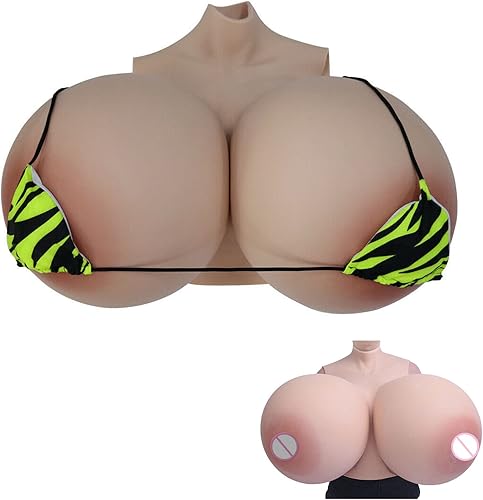 Tetas falsas de silicona, para travestis, de hombre a mujer, enorme placa de silicona ZZZ para transgénero Drag Queen