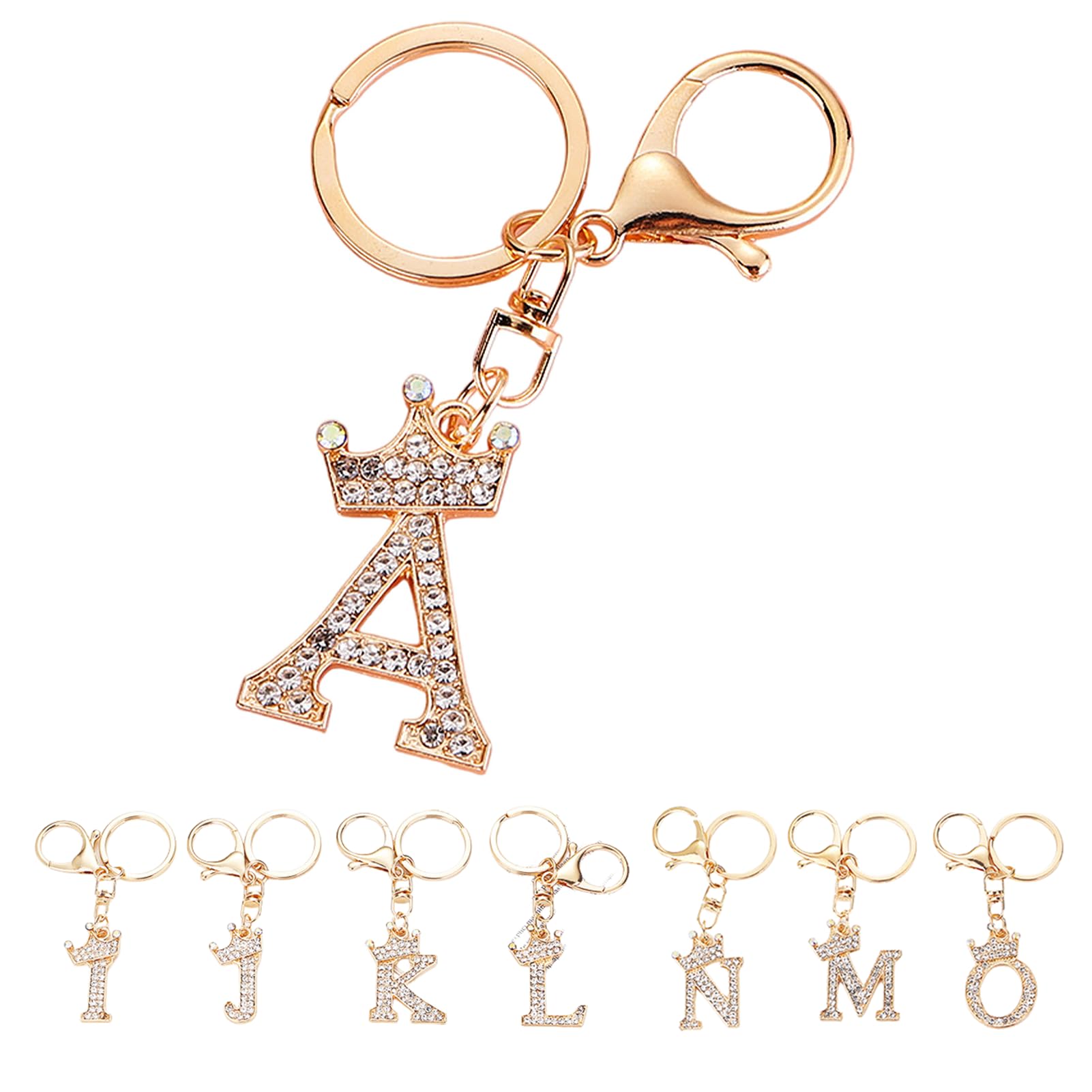 Amazon.co.jp: バッグチャーム イニシャルチャーム キーホルダー