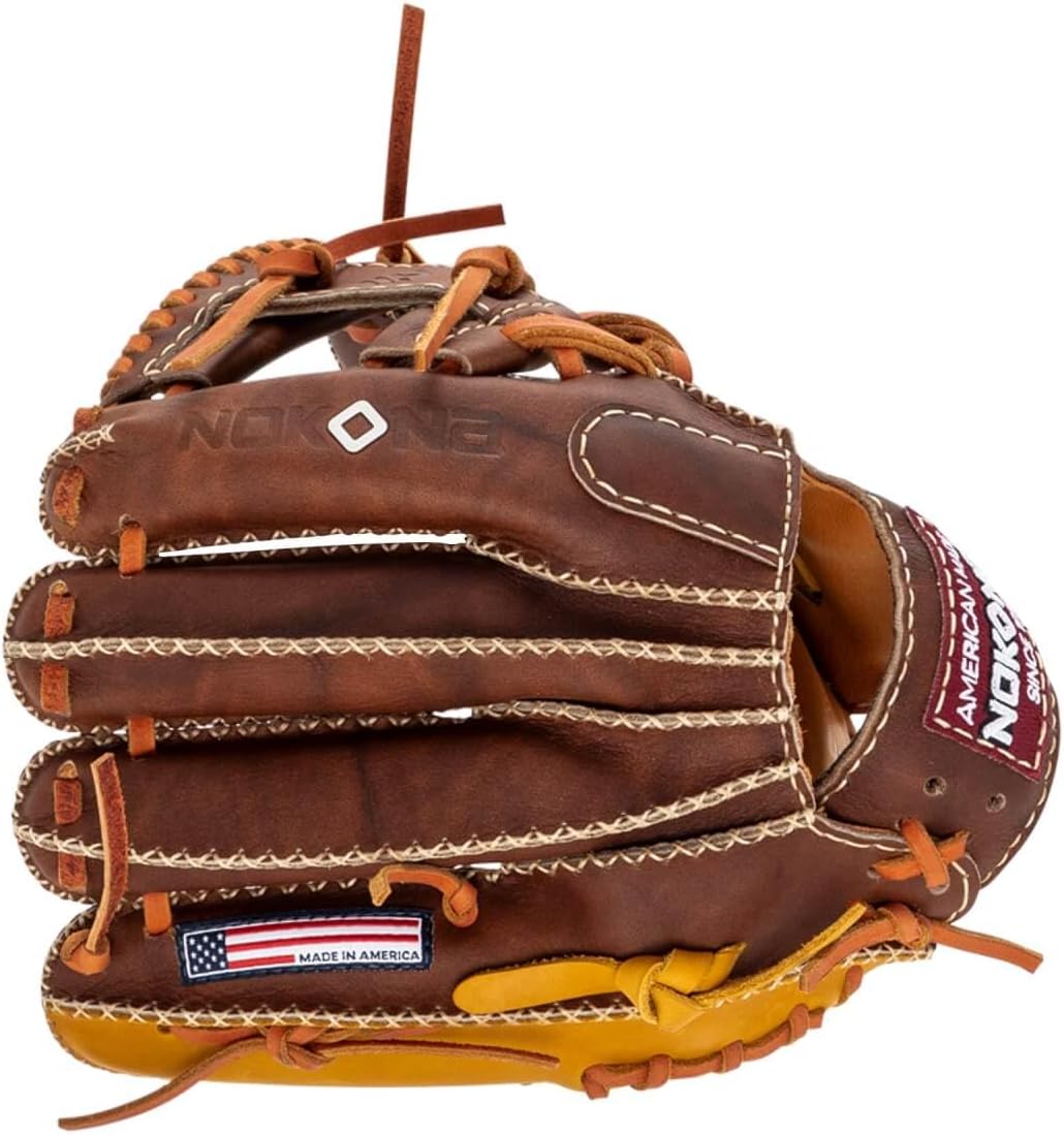 Nokona EdgeX Gold Rush 11.5" Baseball Glove: EDGEXGR1150I