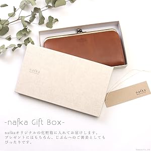 [ナフカ] nafka がま口財布 財布 レディース 長財布 本革 モストロレザー ギャルソン レディース財布 日本製 【NFK-72001】