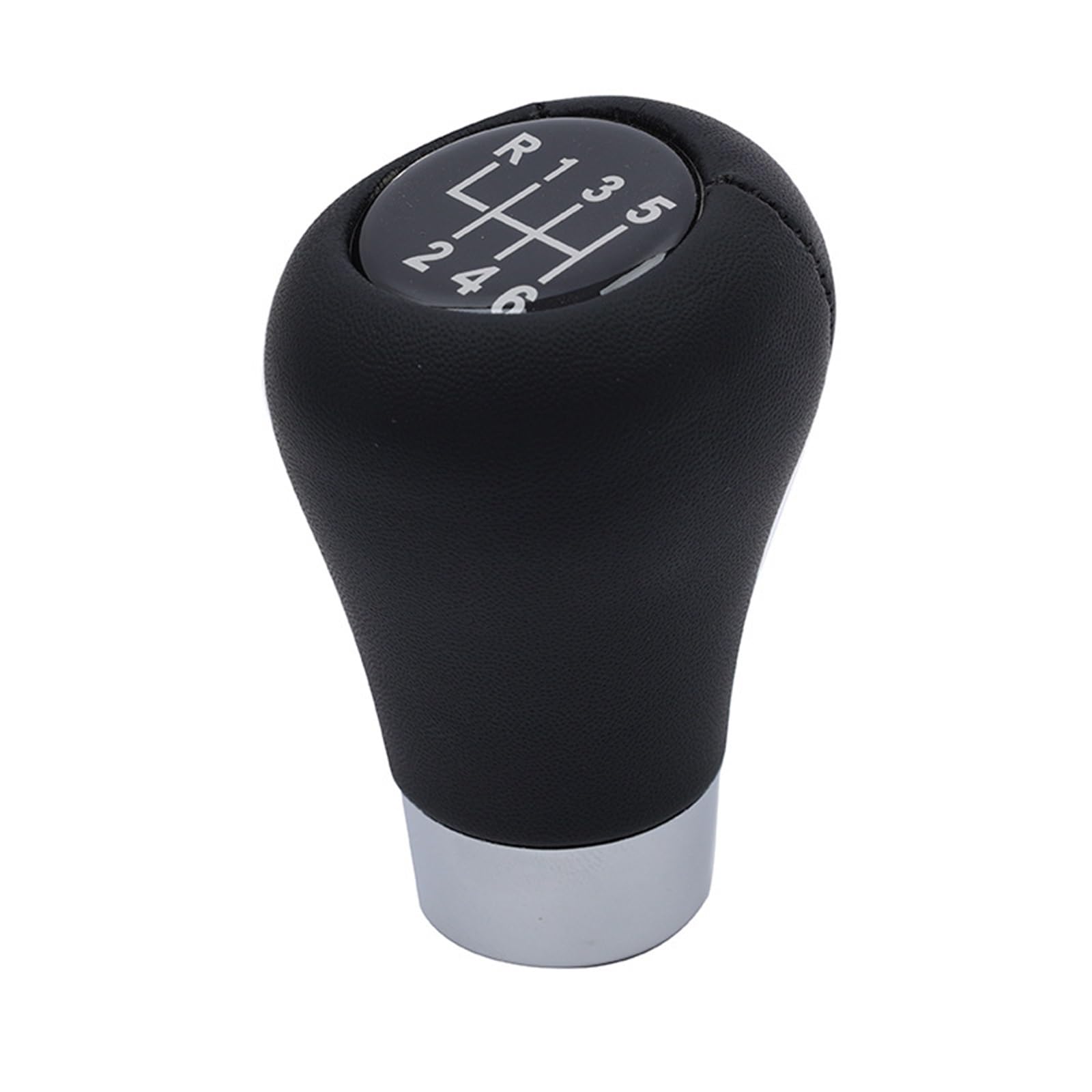 Zyincen Black Speed Gear Shift Knob For Bmw E23 E32 E38 E52 E63 E64 M3 M4 M5 5/6 Speed Manual Gear Shift Knob Shifter Lever Head Replace(For 6 Speed)