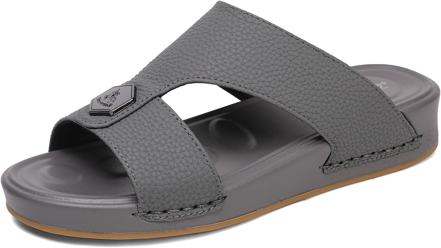 CaretticOArabic Slippers Men's Sandal Light Weight Slip On Ultra Soft Massage Grip Breathable Medical Water Proof Traditional Outdoor Arabic Sandals for Slippers Men
