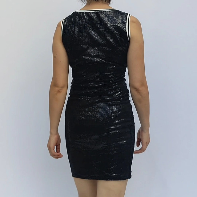 Customized Sequin Jersey Dance Costume Jersey Dress Glitter Basketball Curve Mini Black at Amazon Women's Clothing store Customized Sequin Jersey Dance Costume Jersey Dress Glitter Basketball Curve Mini Black at Amazon Women's Clothing store