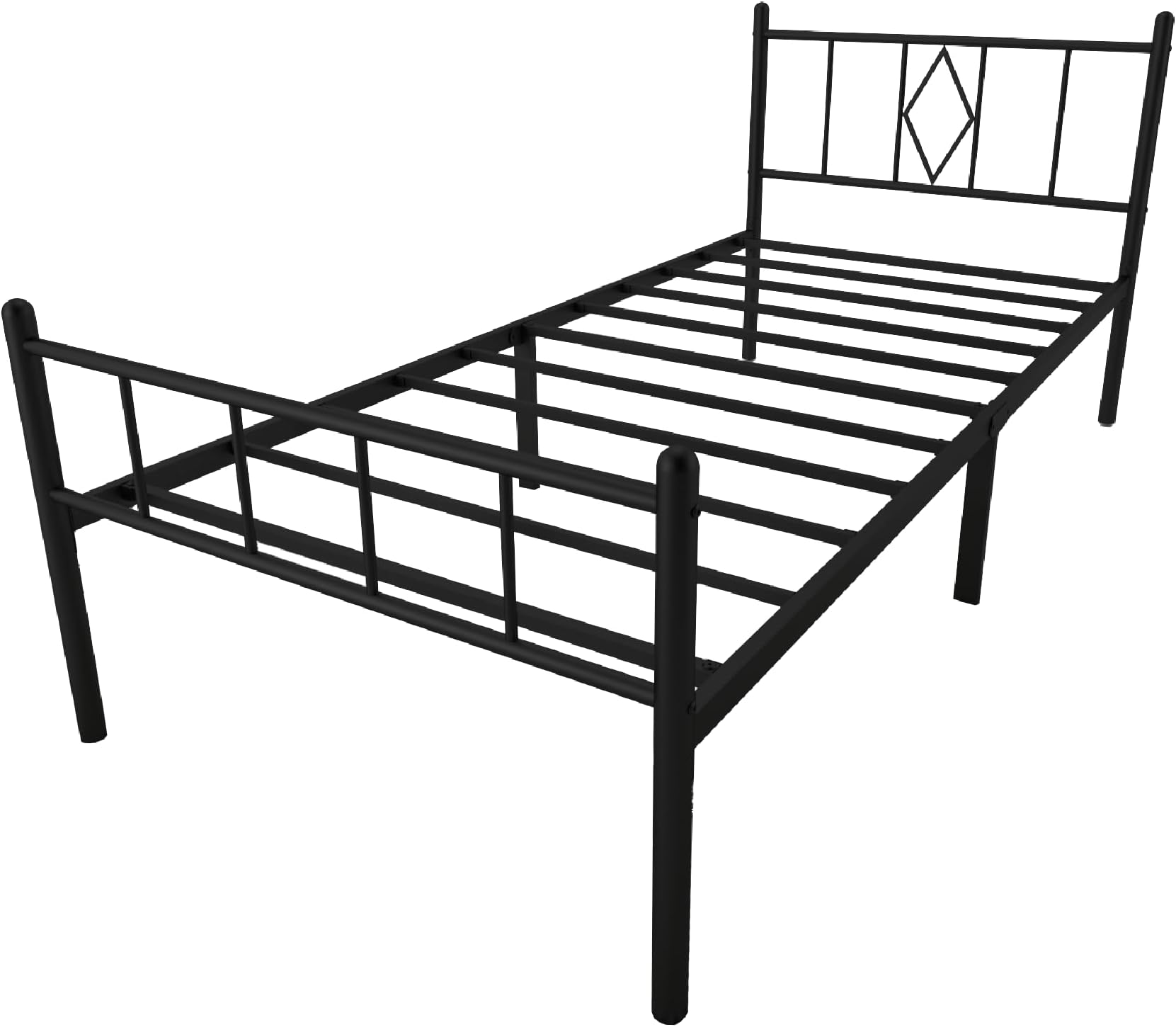 Aolthin Twin Bed Frame, Platform Bed Frame with Headboard