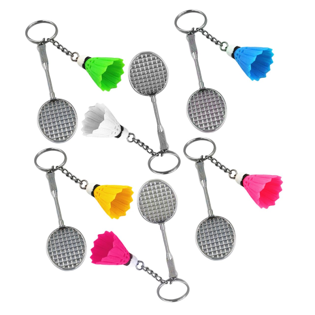 GALPADA portachiavi da badminton catena chiave dell'auto portachiavi per chiavi auto borse taschen portachiavi per auto tennis portachiavi con pallina da badminton ciondoli per zaino