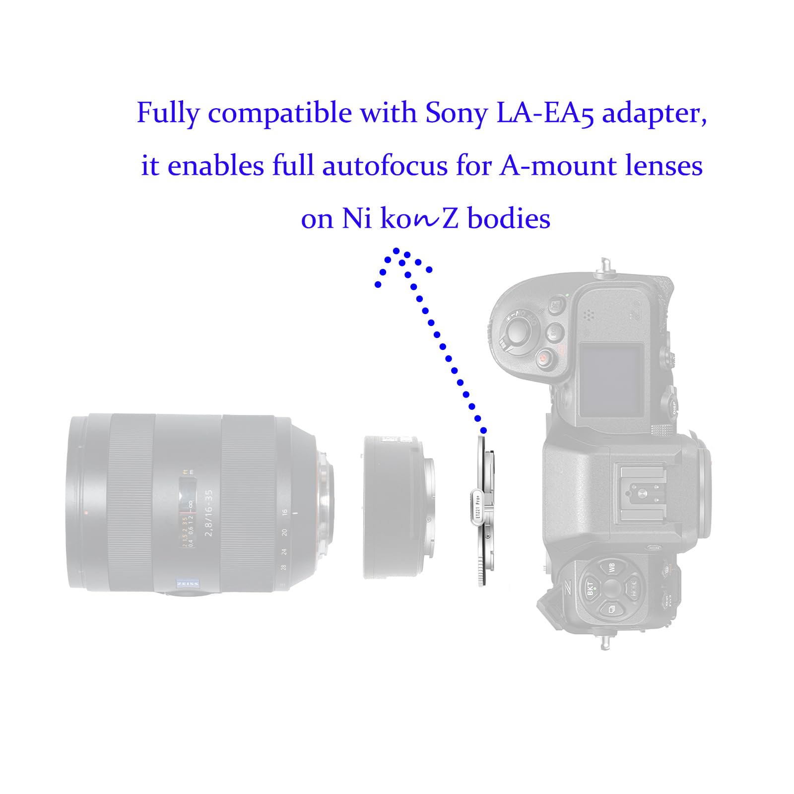 Amazon.com : Megadap ETZ21 Pro+ Autofocus Lens Adapter, Compatible