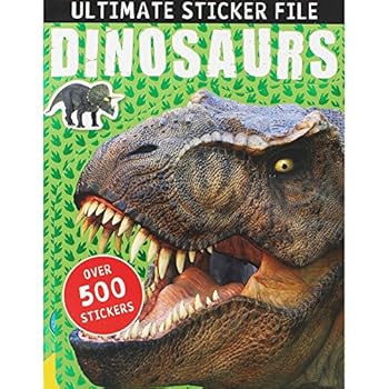 Paperback Ultimate Sticker File Dinosaurs Book