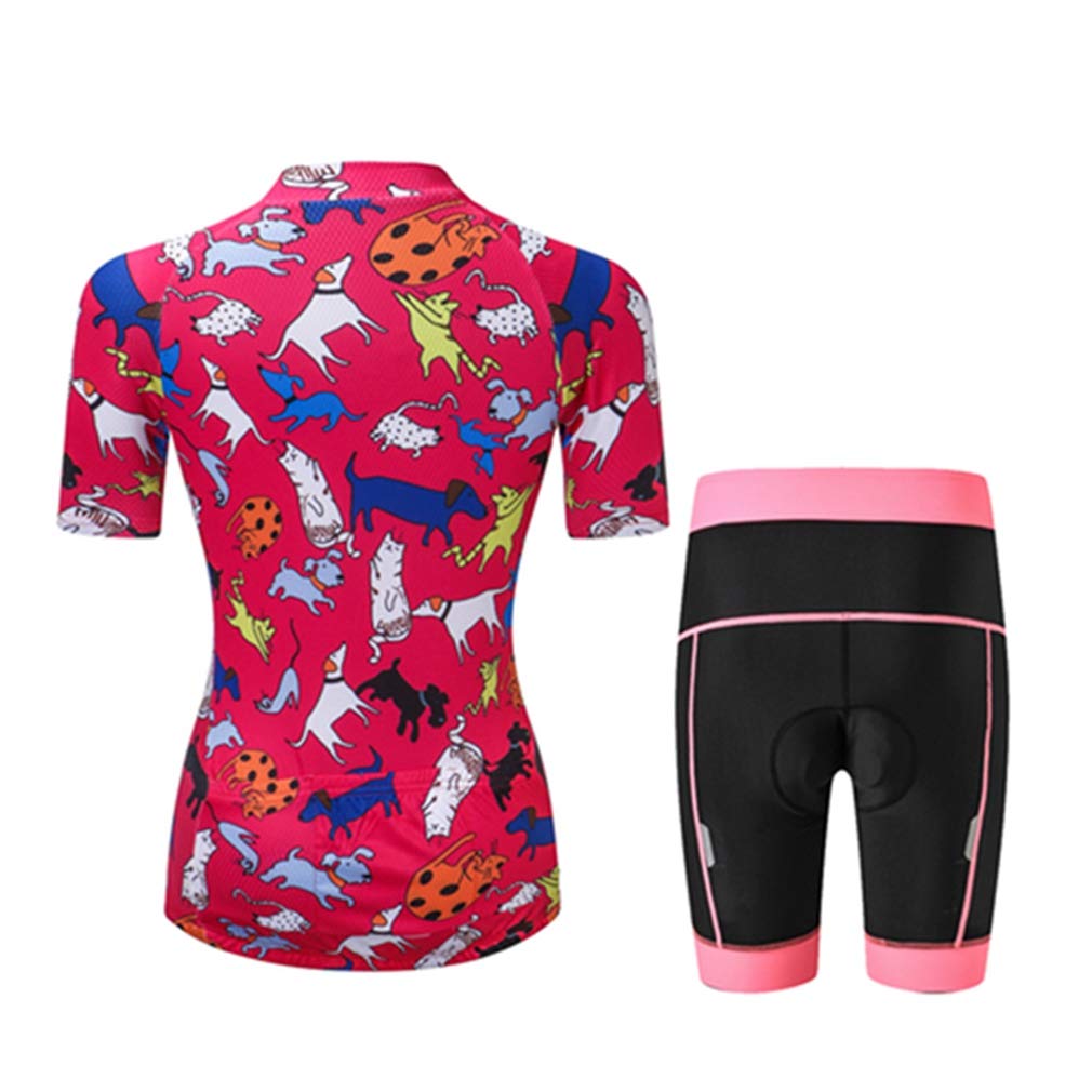 Abbigliamento Ciclismo Donne Manica Corta Bicicletta Usura Bike Abbigliamento Ciclismo Jersey Set