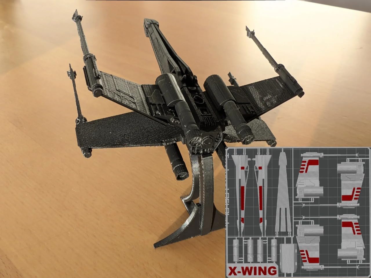 3D CRAFT Fighter Model, Multicolor Display Stand, Collectible Spacecraft Replica,Figure Toy 2
