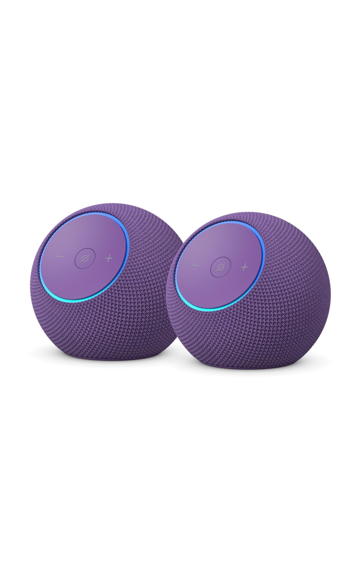 Amazon Echo Dot Max (ultimo modello) - Altoparlante Alexa con audio avvolgente, Hub Casa Intelligente integrato, Ametista, con Accesso Anticipato ad Alexa+ (Confezione da 2)