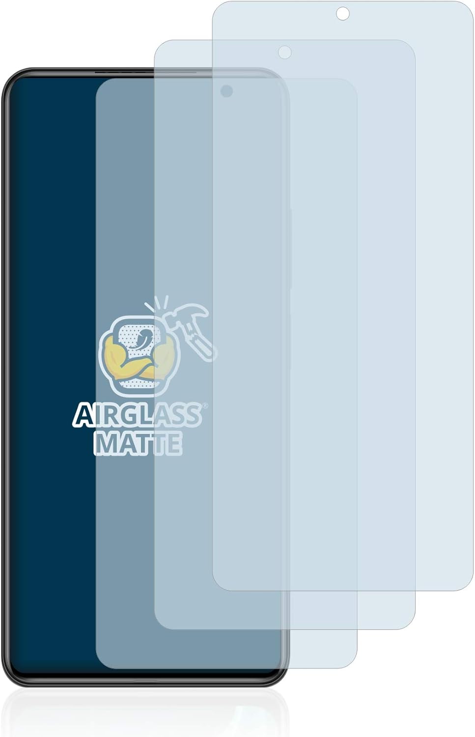 BROTECT Protector Pantalla Mate Cristal Híbrido Compatible con Xiaomi Mi 11i Protección Anti-Reflejos (3 Unidades)