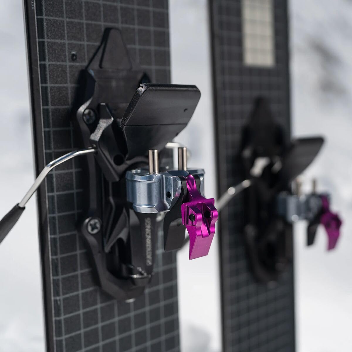 ATK Bindings Attacchi da Sci Alpinismo Raider 11 Evo, Black Titanium Purple, 86mm