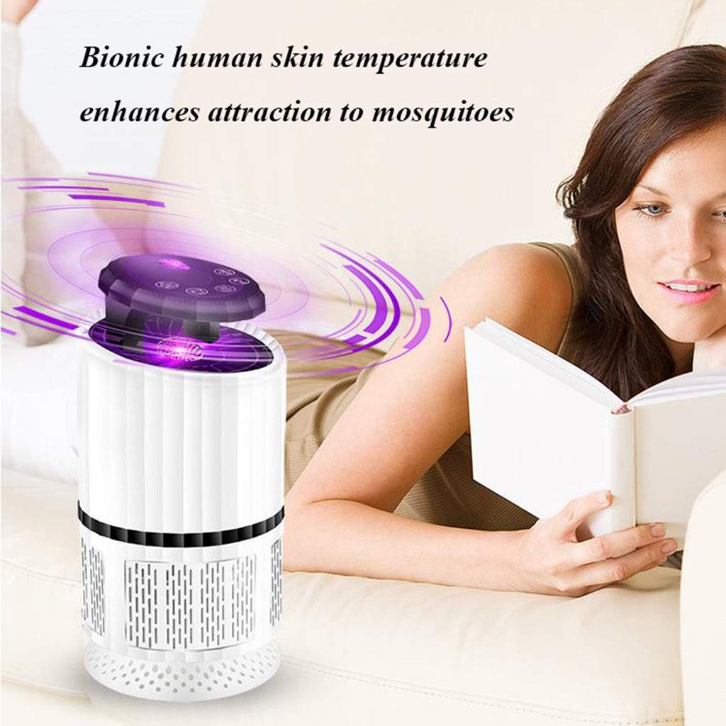 Trappola per zanzare Lampada antizanzare telecomandata, Trappola per zanzare fisica Bug Zapper, Silenzioso Silenzioso Non tossico, Soggiorno Camera da letto del bambino Sala da pranzo Lampada antizanz