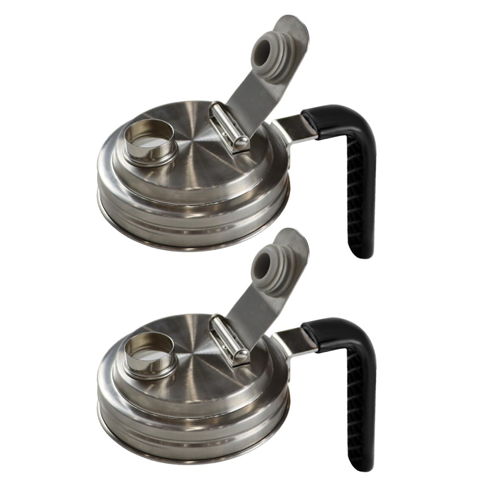 Lerpwige Leakproof Stainless Steel Masons Jar Cover With Spout Pouring Lid For Cocktails & Beverages Dispensing Rustproof Pour Spout For Jar