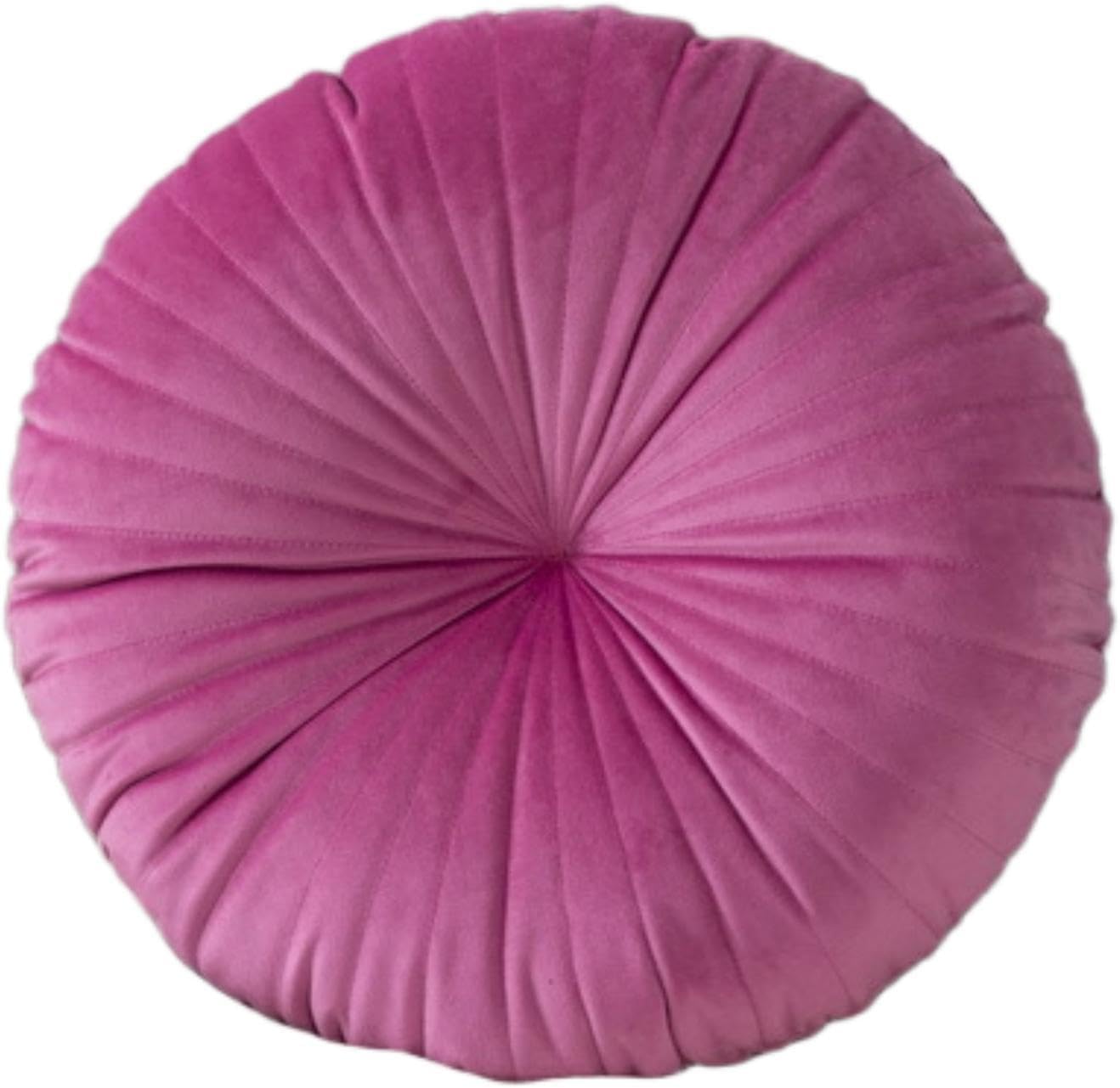 Round Pumpkin Throw Pillow Premium Elegant Floor Pillow for Vanity Bed Couch Rose Red|Home & Garden|Home Dacor> Pillows