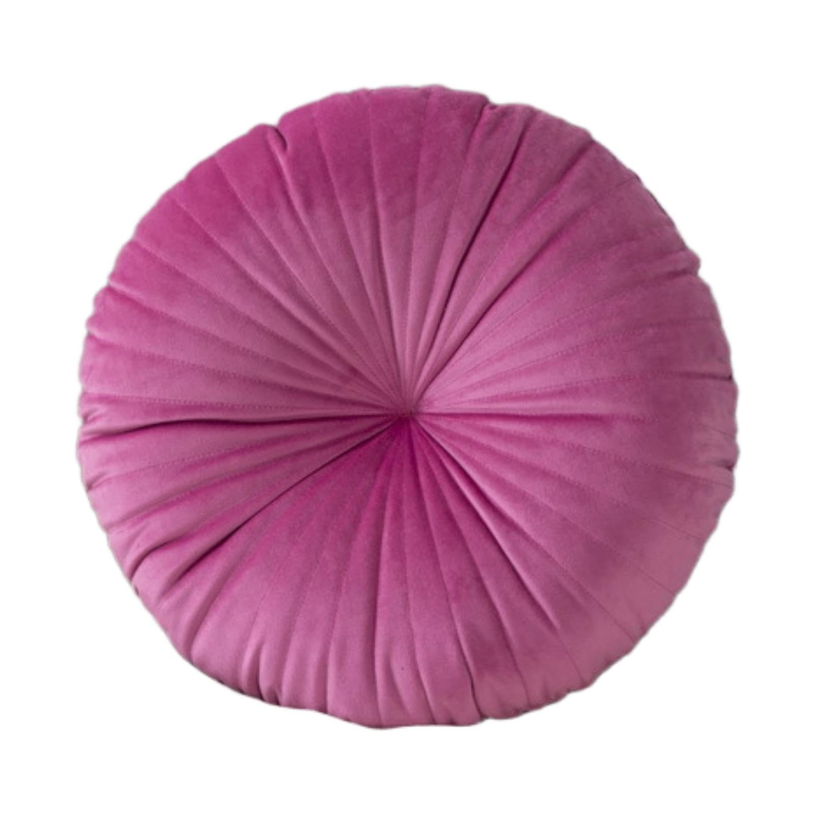 Round Pumpkin Throw Pillow Premium Elegant Floor Pillow for Vanity Bed Couch Rose Red|Home & Garden|Home Dacor> Pillows