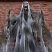70In Halloween Ghost Decorations Scary Props Life Size Hanging Skeleton Flying Ghost Decor for Yard Outdoor Indoor Party (Yellow, 1 PCS)