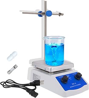 Magnetic Stirrer Hot Plate Mixer 1000ml Stirring Capacity Magnetic Hotplate Stirrer SH-2 Magnetic Stirrer Lab Hotplate Magnetic Stirrer Heater Max 520°F 100-2000 RPM