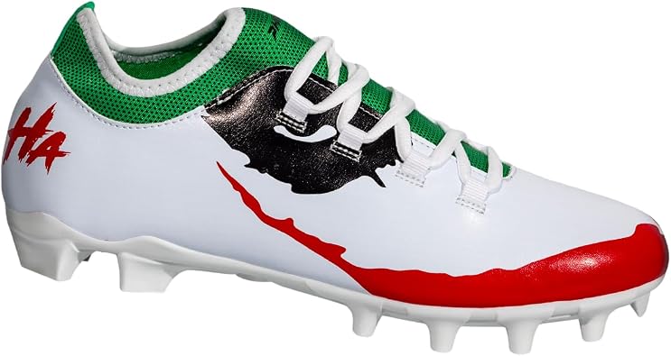 Phenom Elite The Joker Football Cleats Velocity 2.0 | DC Edition | Lightweight Speed Performance Cleats for Kids