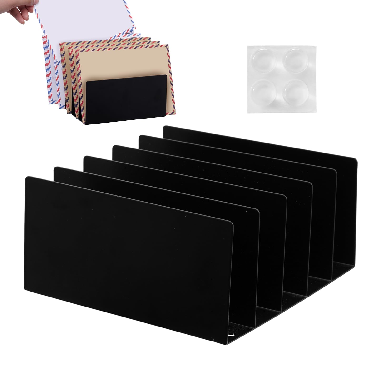 Range-documents pour bureau maison afin de trier le courrier et ranger le paperwork A4