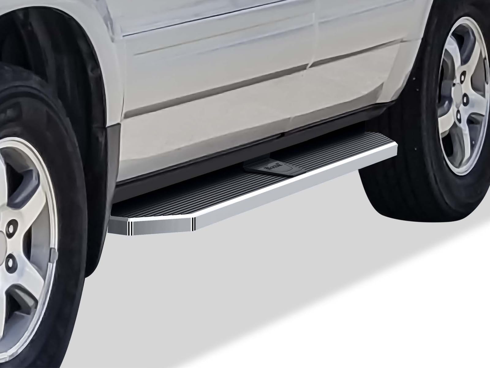 HD Ridez 5" Black Stainless Steel Running Boards For Honda Pilot 2003-2008 & Acura MDX 2002-2006