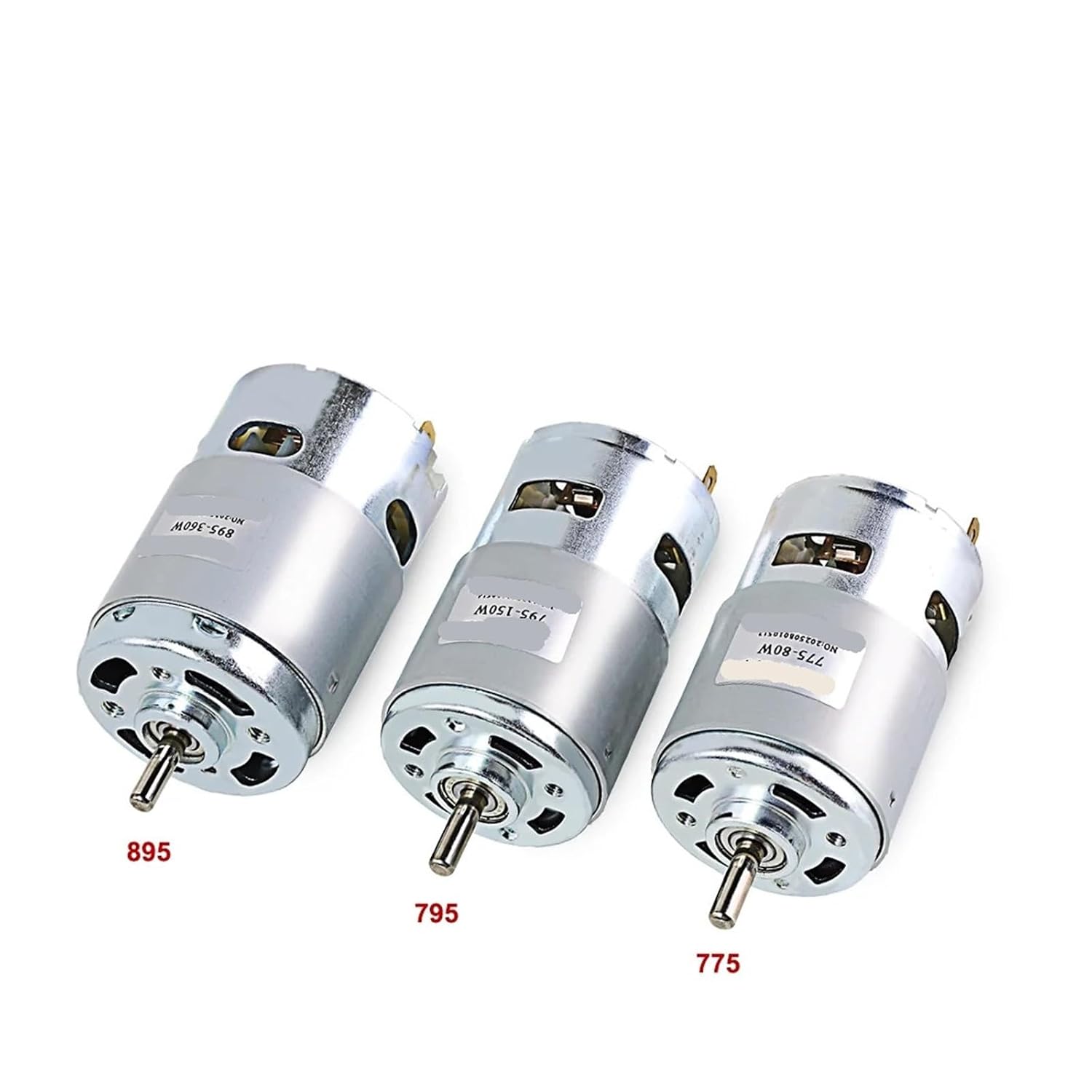 1 PCS Durable 775 795 895 Spindle Motor 3000-12000 RPM Brush Dc Motors 775 150w Lawn Mower Motor with Two Ball Bearing Rated