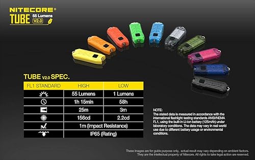 Miniatura 9 de Nitecore Unisex Tube V2 Schlüsselanhänger Licht